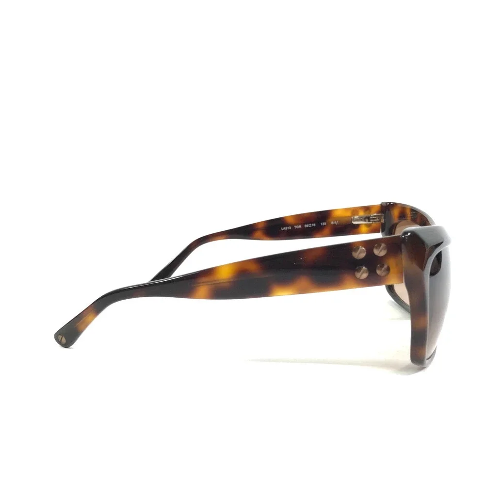 L.A.M.B. Sunglasses LA513 TOR Tortoise Square Frames with Brown Lenses 56-16-135